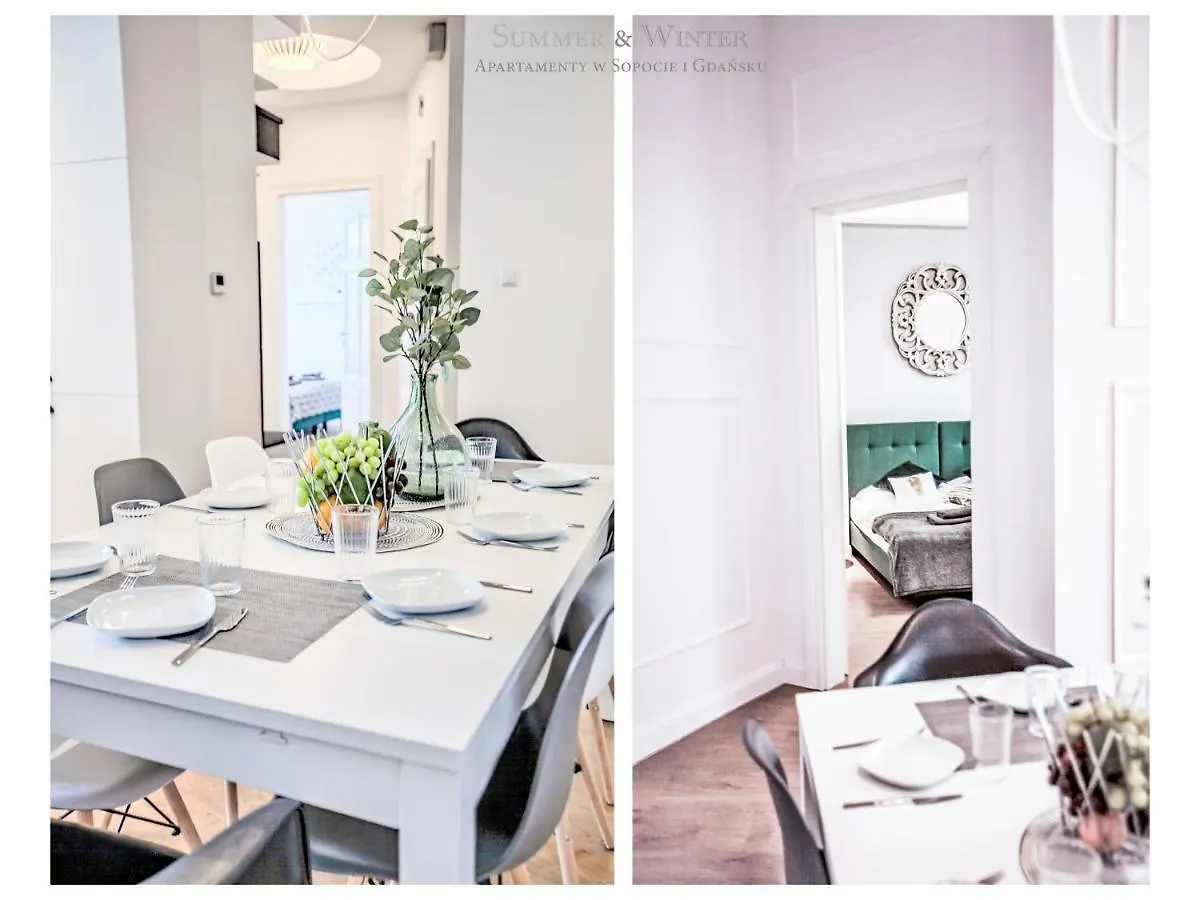 Family Luxury Haven: Dual Apartment Complex near Casino Sopot